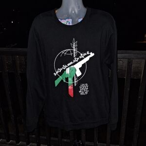 Black Scale Sweatshirt Size XL